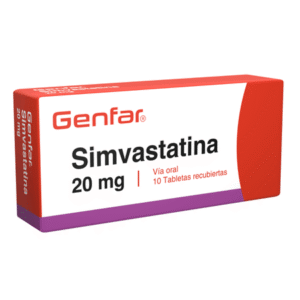 SIMVASTATINA 20MG CX10 TB(GENFAR) - GENFAR