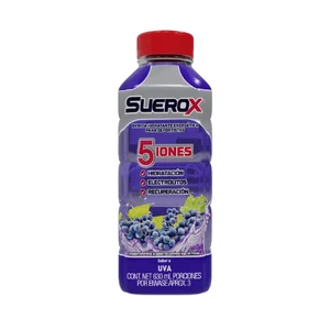 SUEROX BEBIDA ENERGETICA PARA DEPORTISTAS - FCO x 630 ML - SABOR A UVA