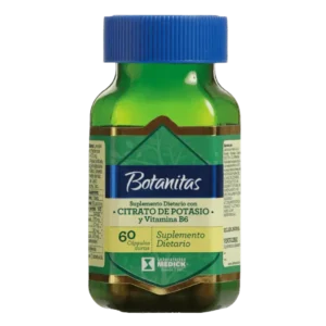 SUPLEMENTO DIETARIO CON CITRATO DE POTASIO Y VITAMINA B6 - FCO x 60 CAPS