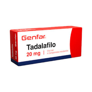 TADALAFILO 20MG CX4 TB(GENFAR) - GENFAR