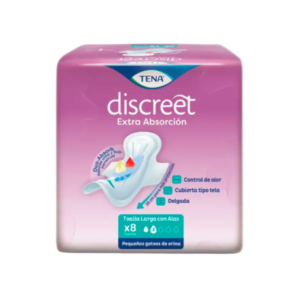 TOALLA TENA DISCREET EXTRA ABSORCION PQX8UND (PRODUCTOS FAMILIA) - PRODUCTOS FAMILIA S.A