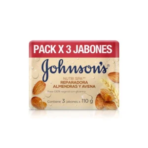 TRIPACK JABON J&J ADULTO AVENA 3X110 GR (ALMENDRAS) (JOHNSON & JOHNSON) - JOHNSON & JOHNSON DE COLOMBIA