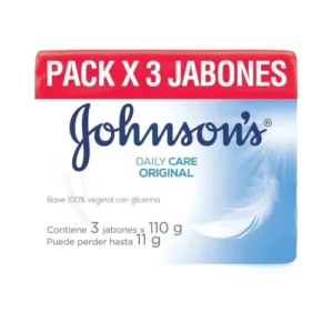 TRIPACK JABON J&J ADULTO ORIGINAL 3X110 GR (AZUL) (JOHNSON & JOHNSON) - JOHNSON & JOHNSON DE COLOMBIA