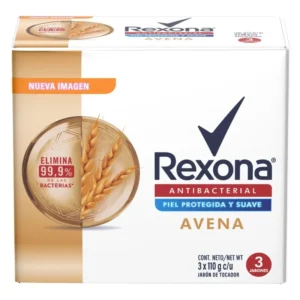 TRIPACK JABON REXONA ANTIBACTERIAL AVENA 3X110G - UNILEVER