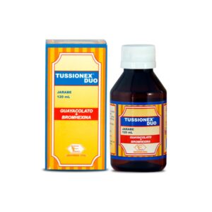 (TUSSIONEX DUO) BROMHEXINA/GUAYACOLATO 0.08 G/2 G JARABE - FCO x 120 ML
