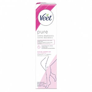 VEET CREMA DEPILATORIA PURE & FRESH PIERNAS & CUERPO PARA PIEL NORMAL - TUBO x 200 ML