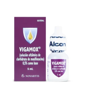 (VIGAMOX) MOXIFLOXACINO 0.5% SLN OFT - FCO x 5 ML