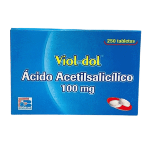 (VIOL DOL) ACIDO ACETILSALICILICO 100 MG - CAJA x 250 TAB