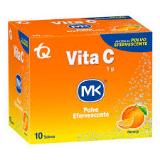 VITA C MK NARANJA POLVO EFERVESCENTE CX10SOB (VITAMINA C) (TECNOQUIMICAS) - TECNOQUIMICAS