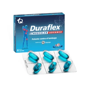 DURAFLEX MUSCULAR ADVANCE CX 6 CAP (NAPROXENO-ACETAMINOFEN+CAFEINA)(TECNOQUIMICAS) - TECNOQUIMICAS