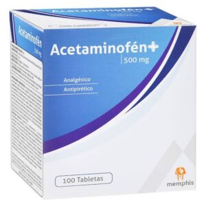 ACETAMINOFEN 500MG CX100 TB (MEMPHIS) - MEMPHIS