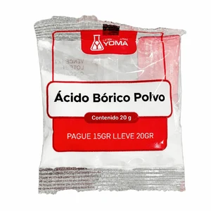 Ácido Bórico 20g x1und (YOMA) - YOMA