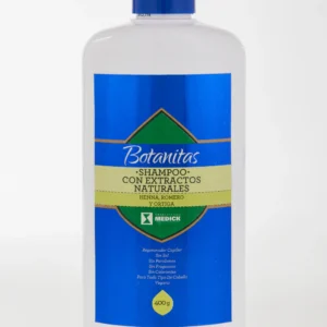 BOTANITAS SHAMPOO EXTRACTOS NATURALES HENNA-ROMERO-ORTIGA SLN TOP. - FCO x 400 G