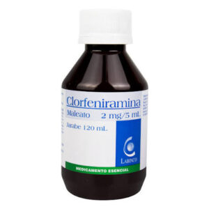 CLORFENIRAMINA 2MG/5ML JBE FX120 (LABINCO) - LABINCO