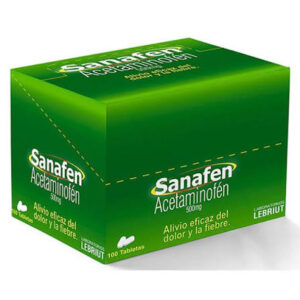 SANAFEN 500MG CX100 TAB (ACETAMINOFEN) LAPROFF - LAPROFF