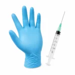 Jeringas, guantes y material hospitalario