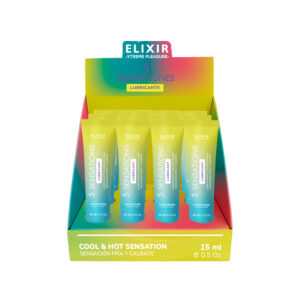 Lubricante 5 Sensaciones Elixir - Caja x12 (15ml) | Ecodeseo