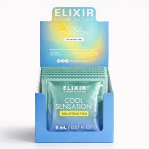 Lubricante Íntimo Frío Cool Sensation Elixir - Sachet Caja X24 | Ecodeseo