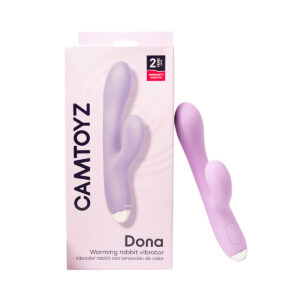 Vibrador Rabbit con sensación de calor Dona Camtoyz | Ecodeseo
