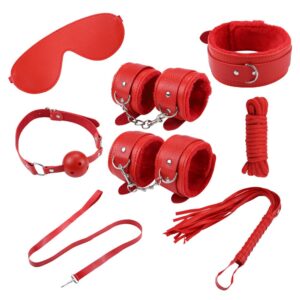 Kit Bondage Capri - Rojo - Producto Bondage | Ecodeseo