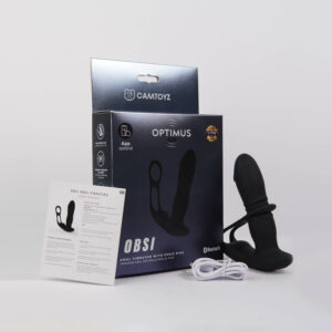 Vibrador Anal con Anillo para el pene Obsi Camtoyz | Ecodeseo