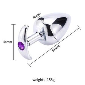 Plug Anal Doom - L, Morado - Producto Dildo | Ecodeseo