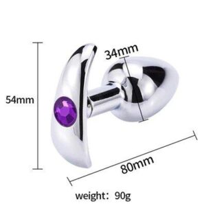 Plug Anal Doom - M, Morado - Producto Dildo | Ecodeseo