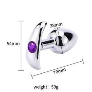 Plug Anal Doom - S, Morado - Producto Dildo | Ecodeseo