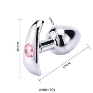 Plug Anal Doom - M, Rosado - Producto Dildo | Ecodeseo