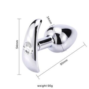 Plug Anal Doom - M, Transparente Dildo | Ecodeseo