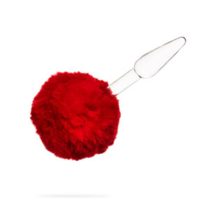Plug Anal con Cola de Conejo Polux Sin Caja - Rojo | Ecodeseo