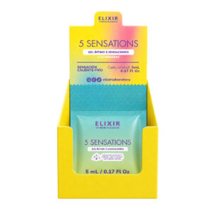 Lubricante 5 Sensaciones Elixir - Sachet Caja X24 | Ecodeseo
