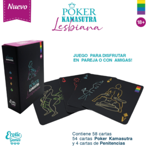 Juego Cartas Poker Kamasutra Lesbi EG | Ecodeseo