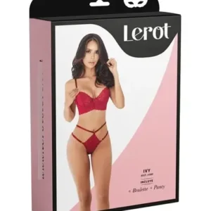 Conjunto Lenceria Ivy Lerot Vinotinto - SM | Ecodeseo