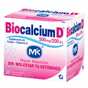 BIOCALCIUM D CX 30 SOBRES(TECNOQUIMICAS)