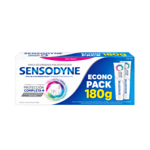 CREMA DENTAL SENSODYNE PROTECCIÓN COMPLETA+ - ECOPACK x 180 GR CON 2 TUBOS x 90 GR C/U - OFERTA ESP.
