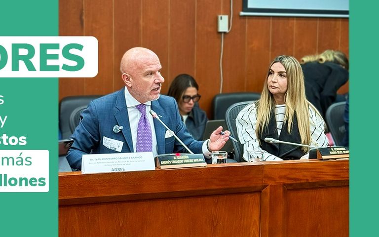 La ADRES anuncia ahorro en gastos administrativos para el sistema de salud
